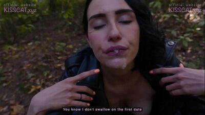 Public Agent Pickup in Outdoor Park with Real Hook-up and Spunk in Mouth / Smooch Cat