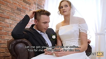 HUNT4K. Czech newlywed for cash gets drilled in front of her groom
