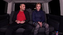 Rescued blonde help to stranger in van with her brilliant assets